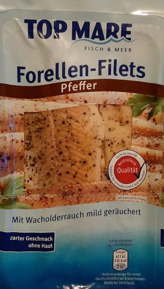 Forellen-Filets Pfeffer