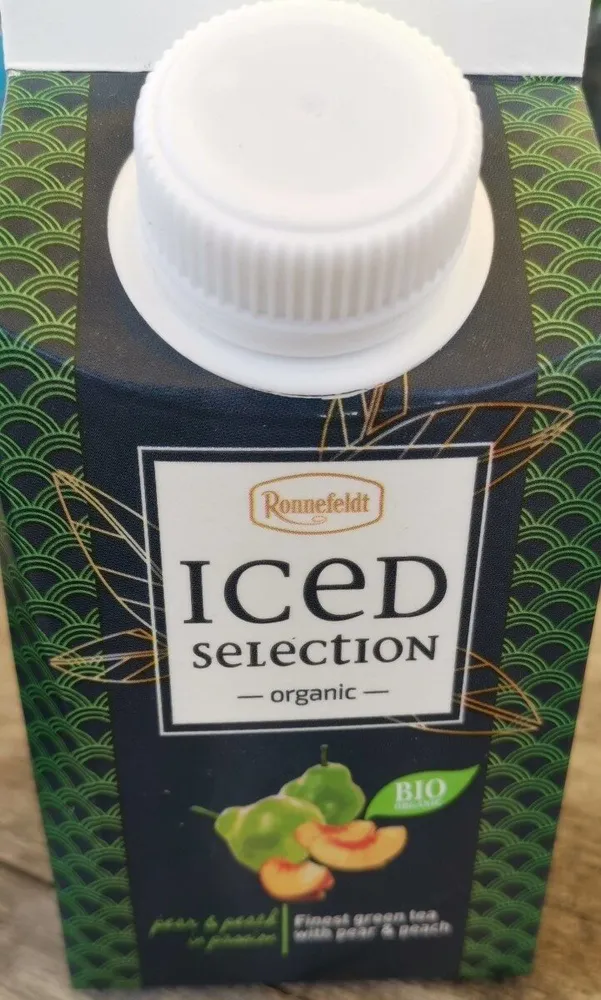 Iced selection poire pêche et thé vert