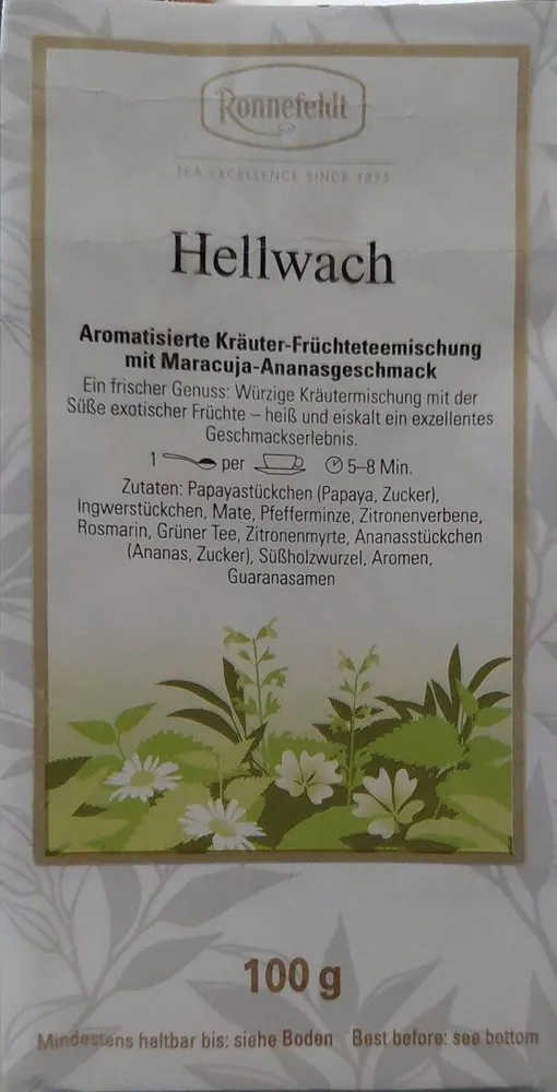 Ronnefeldt Hellwach