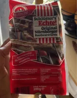 Nürnberger Rostbratwürstchen, Echte Originale