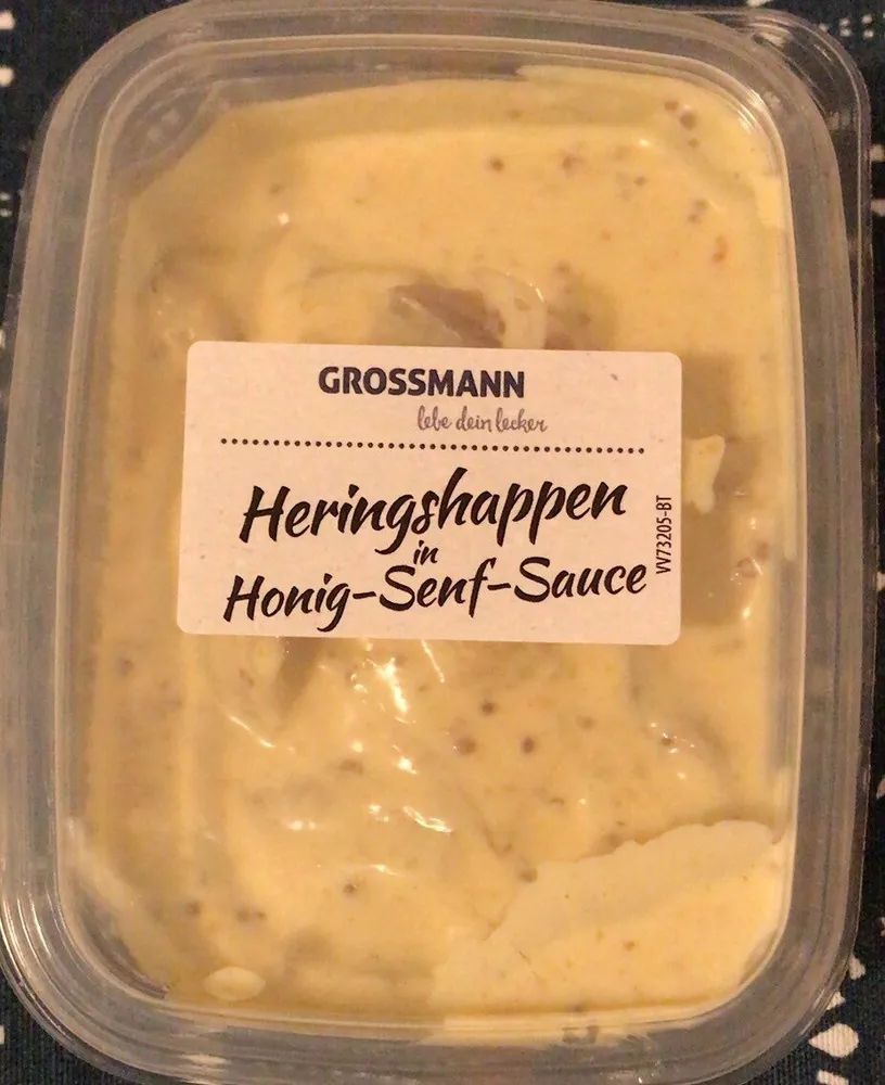 Heringshappen in Honig-Senf-Sauce