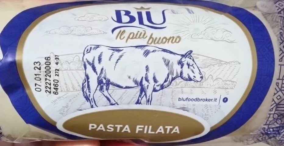 Blu pasta filata