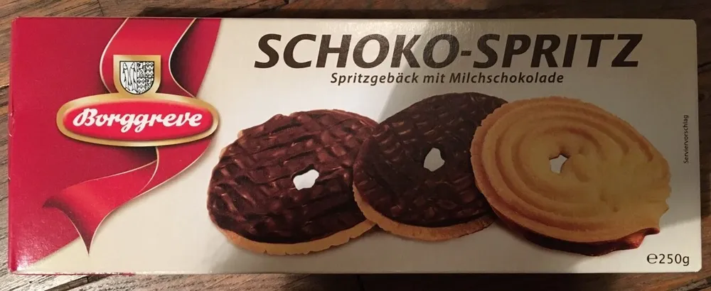 SCHOKO-SPRITZ Spritzgebäck mit Milchschokolade