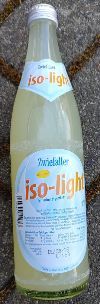 iso-light Erfrischungsgetränk