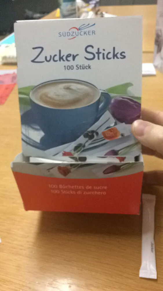 Sudzucker Zucker Sticks