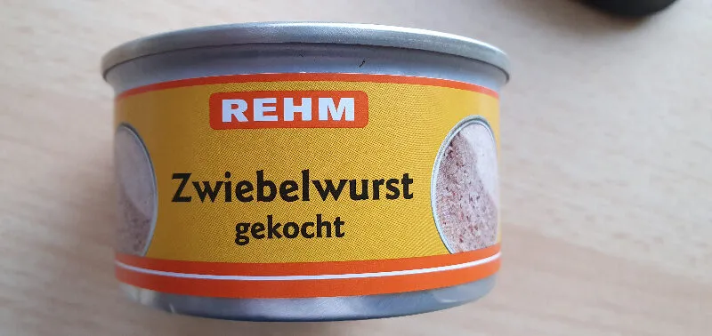 Zwiebelwurst gekocht Rehm