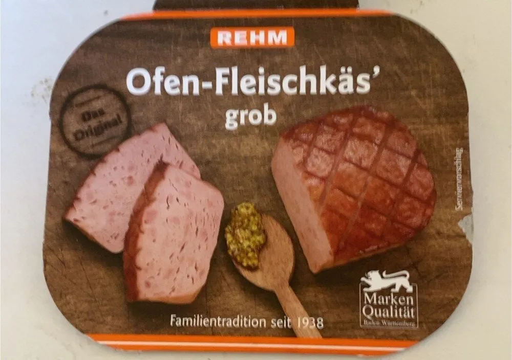 Ofen-Fleischkäs‘ grob