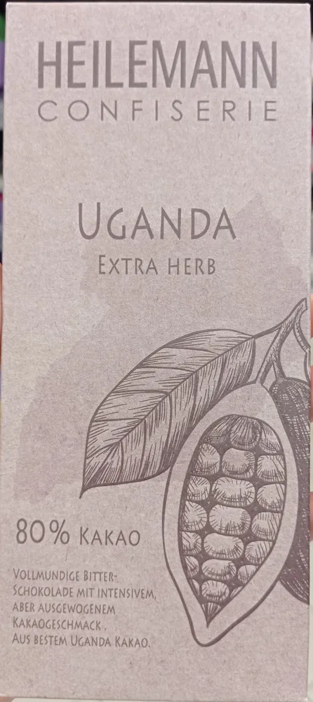 Uganda extra herb 80% kakao
