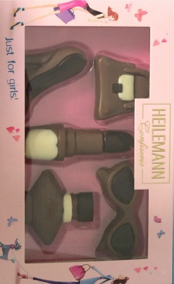 Figurines en chocolat lait