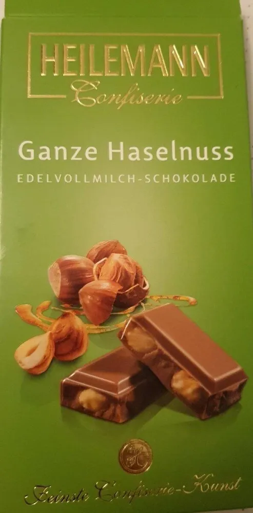 Ganze Haselnuss Edelvollmilch-Schokolade