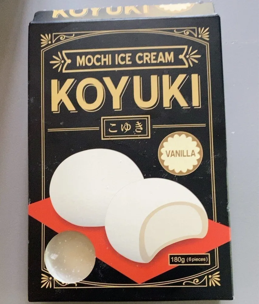 Mochi ice cream vanilla