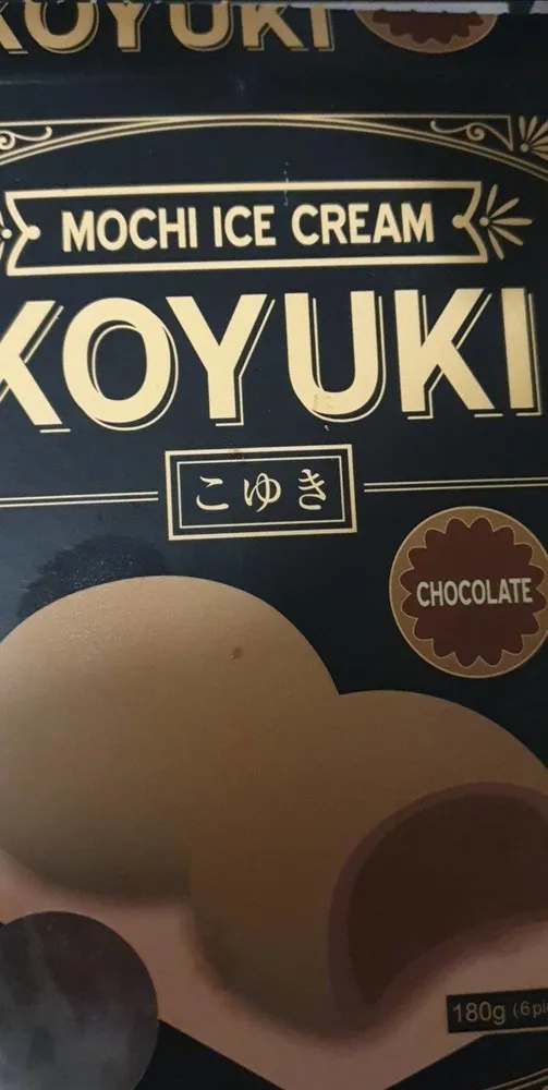 Mochi ice cream chocolate