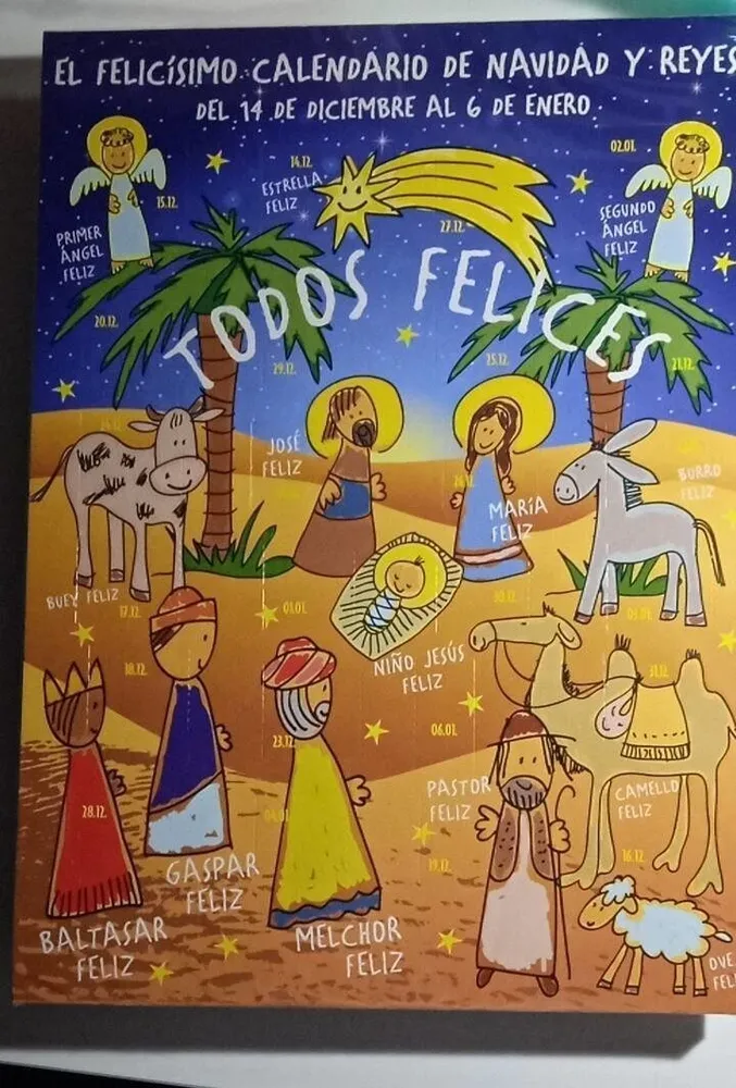 El calendario de nyavidad y reyes