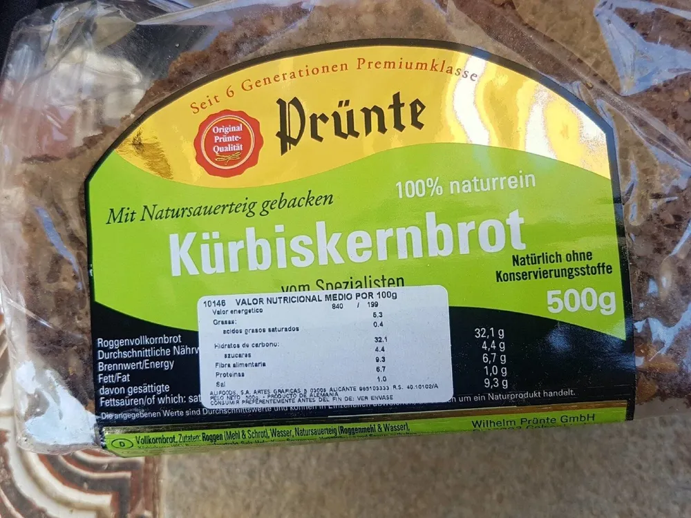 Kürbiskernbrot