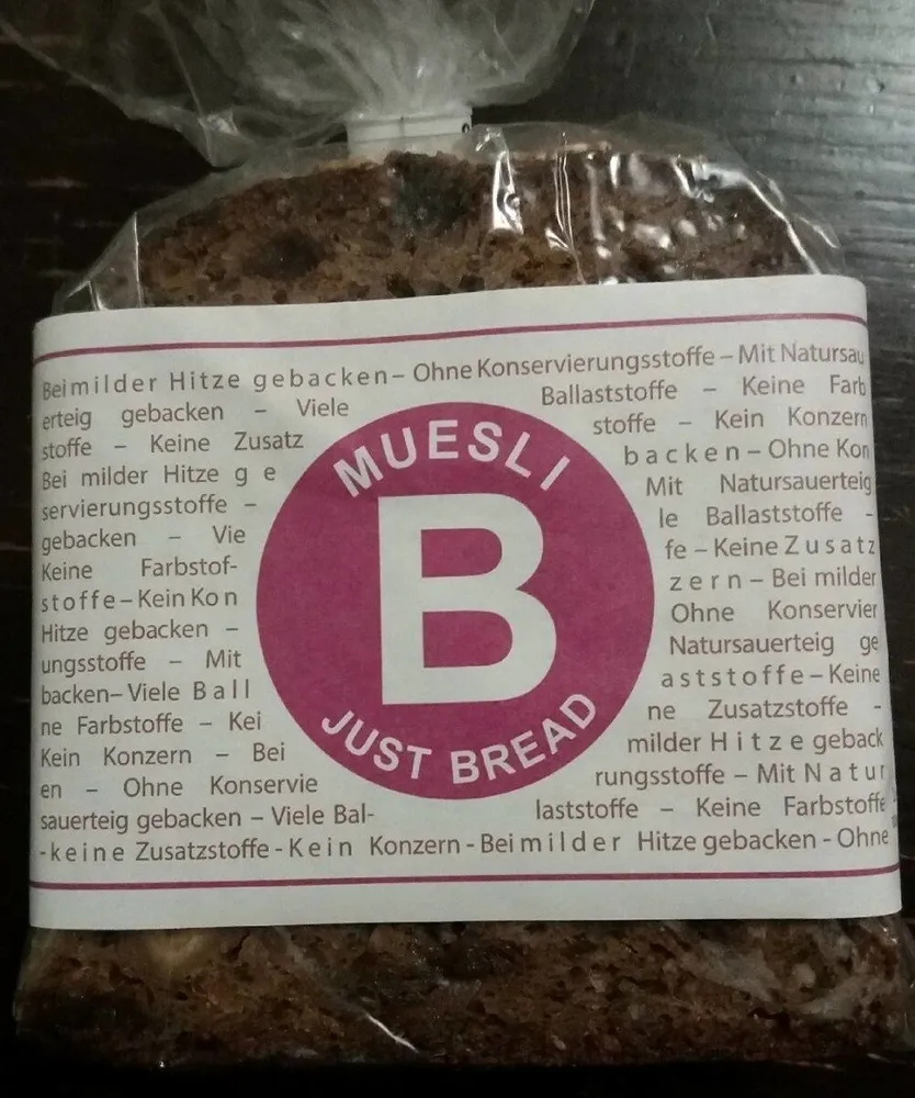 MUESLI JUST BREAD