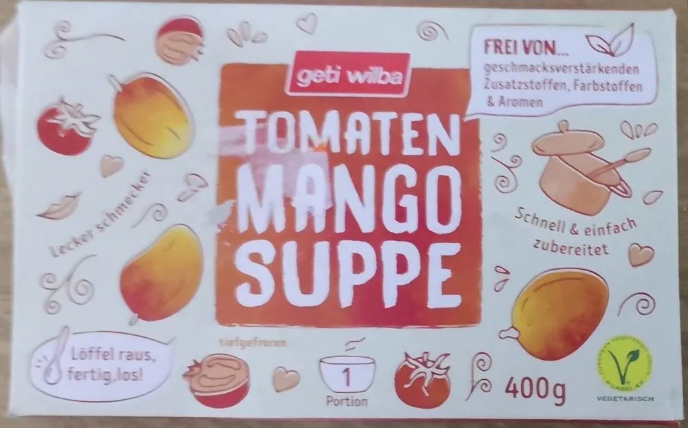 Tomate Mango Suppe