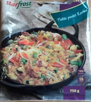 Poêlée poulet korma