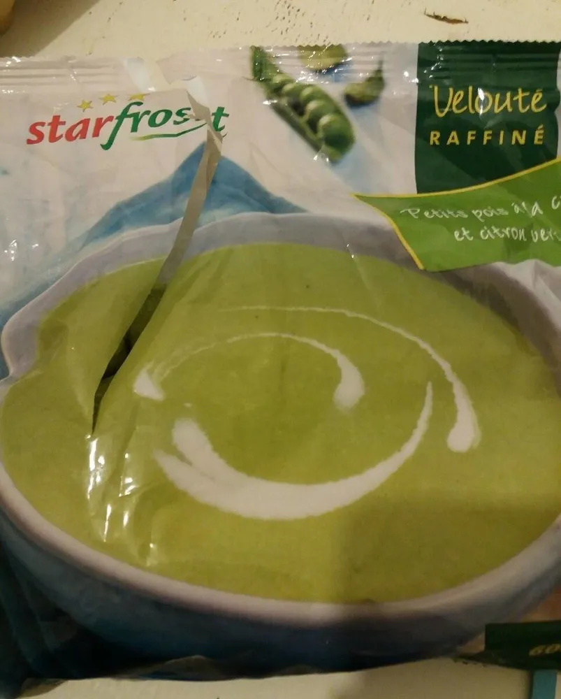 Veloute petits poisa la crème et citron vert