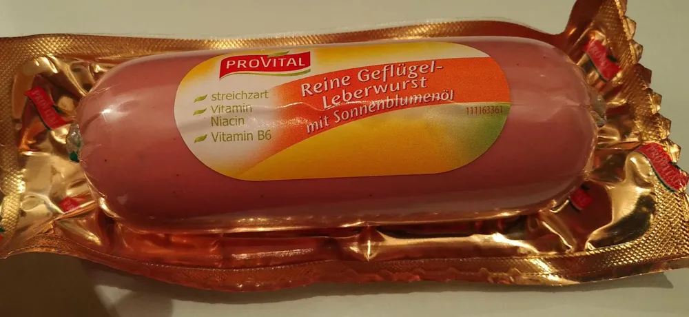 Reine Geflügel-Leberwurst