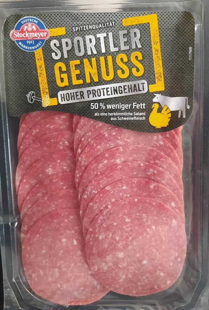 Sportler Genuss Salami