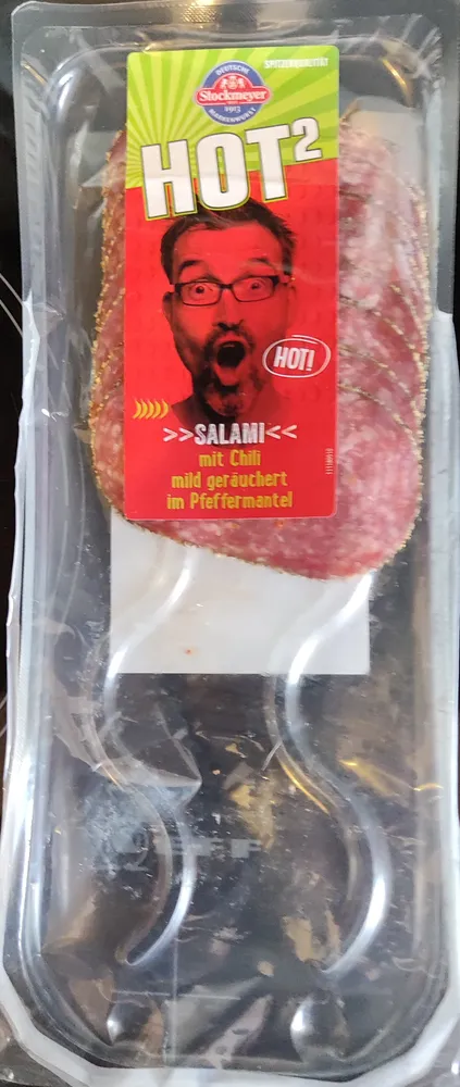 Hot2 Salami mit Chili mild geräuchert im Pfeffermantel