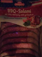 BBQ-Salami mit BBQ-Würzung, mild geräuchert
