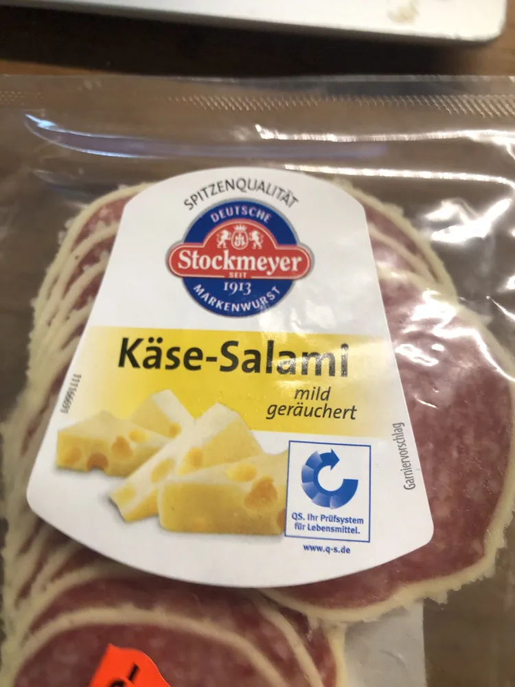 käse salami mild geräuchert