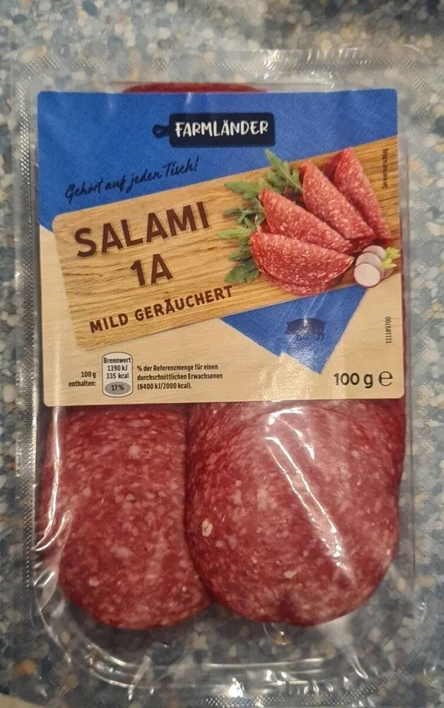 Salami 1A mild geräuchert