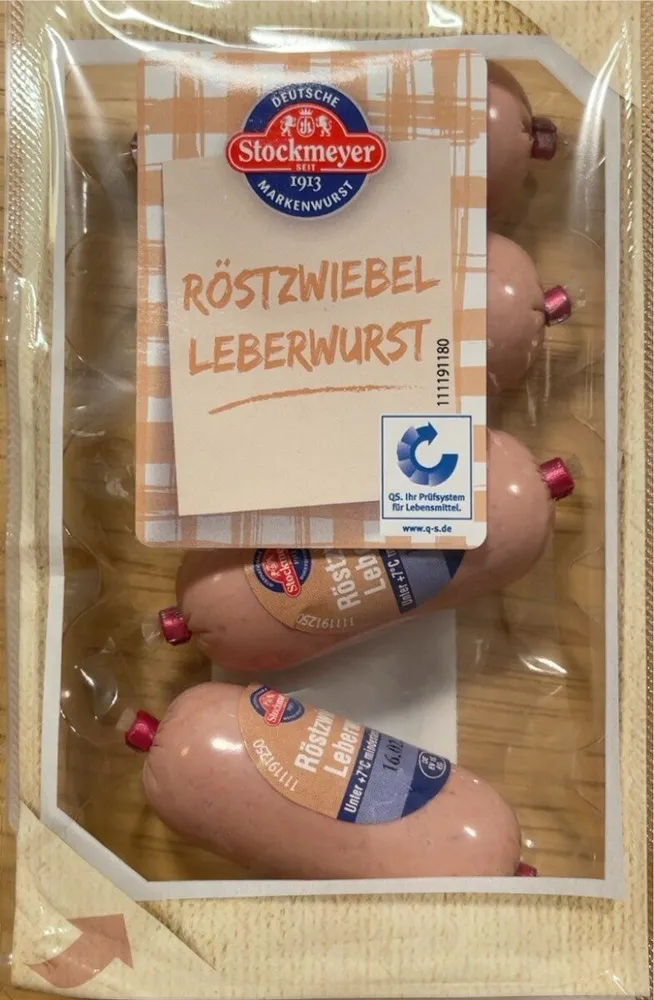 Röstzwiebel Leberwurst