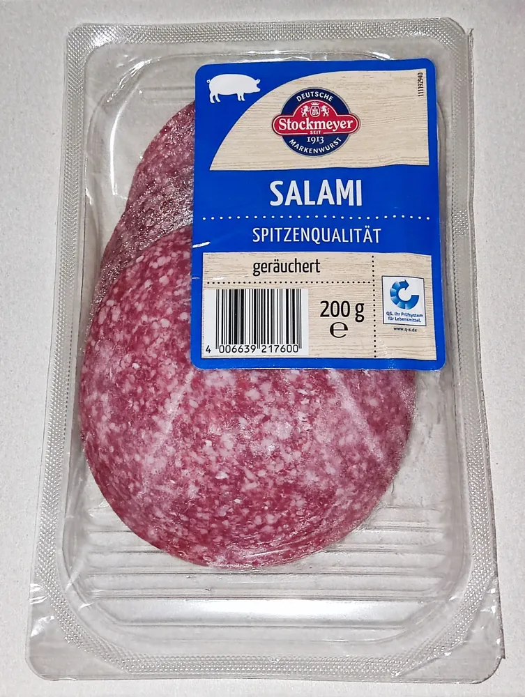 Salami geräuchert