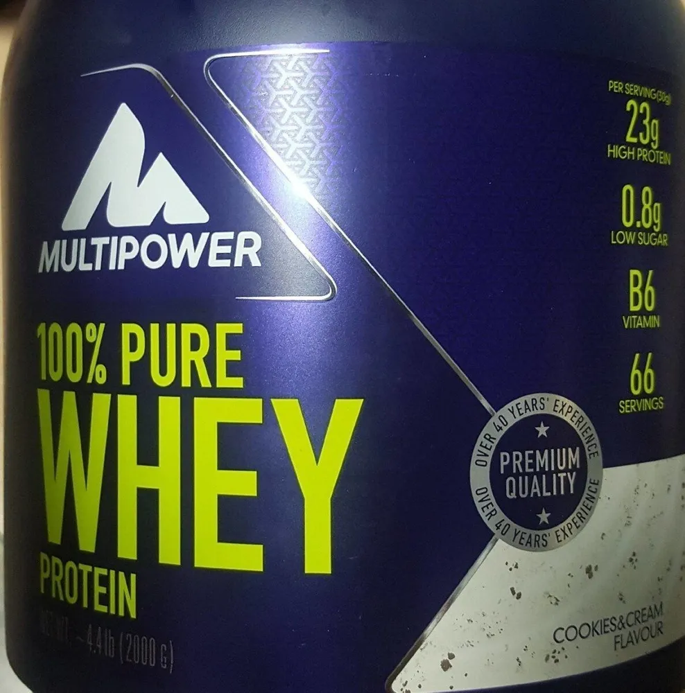 Proteína whey 100% pura