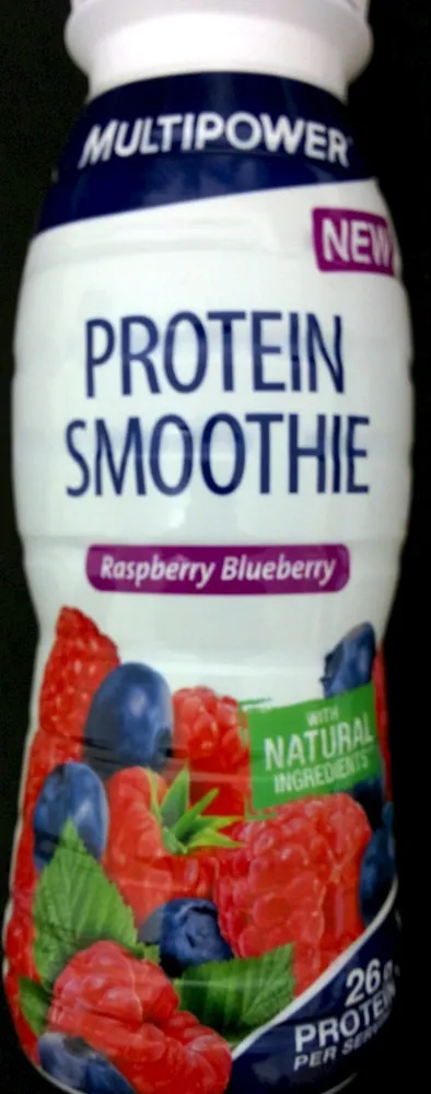 Protein Smoothie Raspberry Blueberry