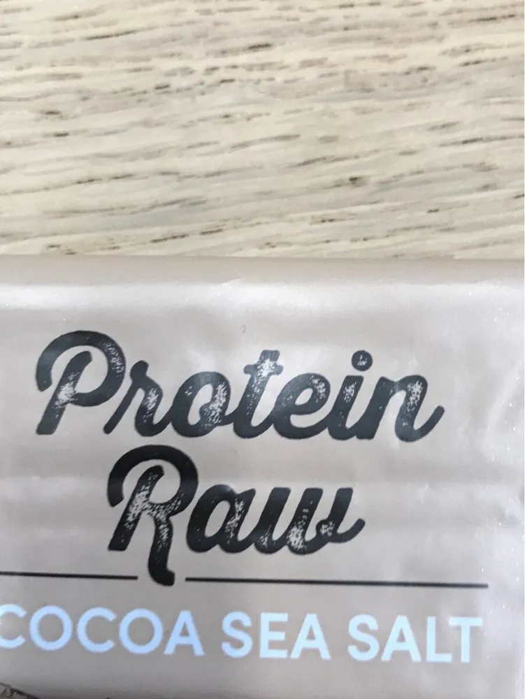 Protein Raw cocoa sea salt