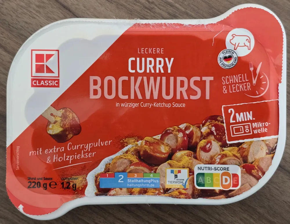 LECKERE CURRY BOCKWURST