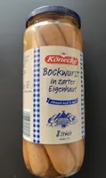 Bockwurst in zarter Eigenhaut