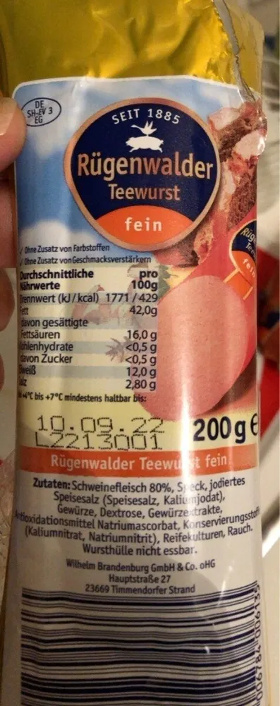 Rügenwalder Teewurst