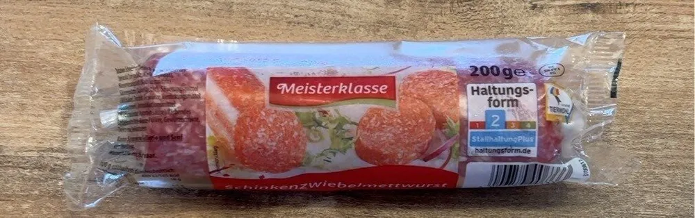Schinkenzwiebel-Mettwurst