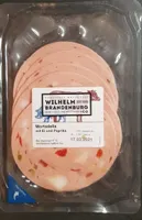 Mortadella mit Ei und Paprika