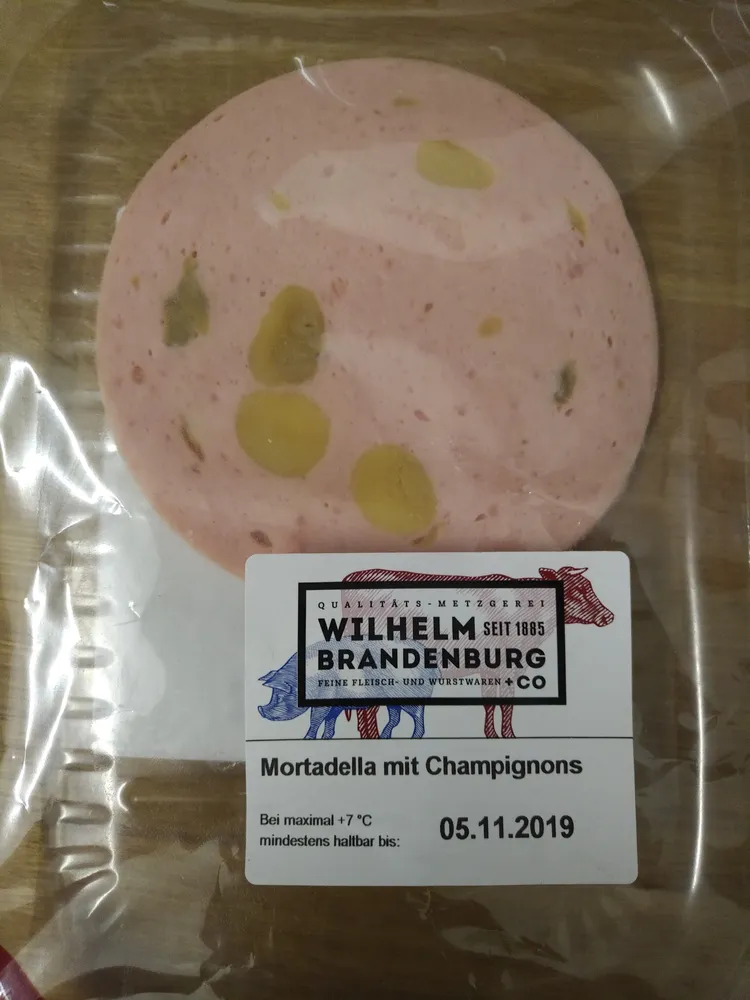 Mortadella mit Champignons