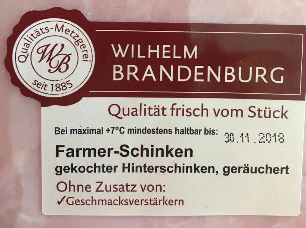 Farmer Schinken, Wurst