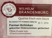 Farmer Schinken, Wurst