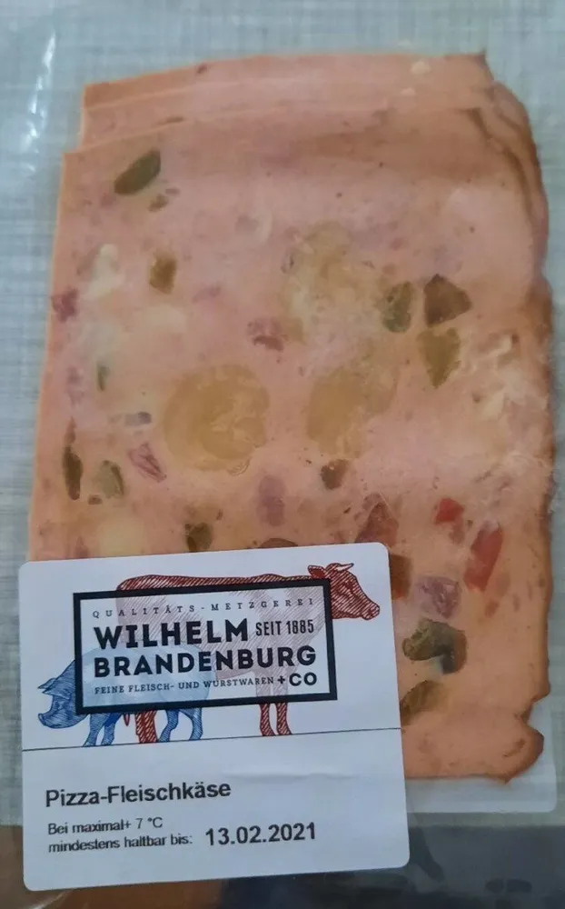 Pizza-Fleischkäse