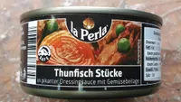 Thunfisch in pikantem Dressing mit Gemüse