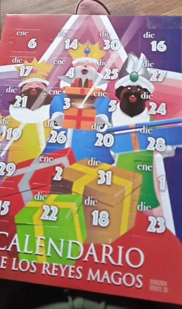 Calendario asiento reyes magos