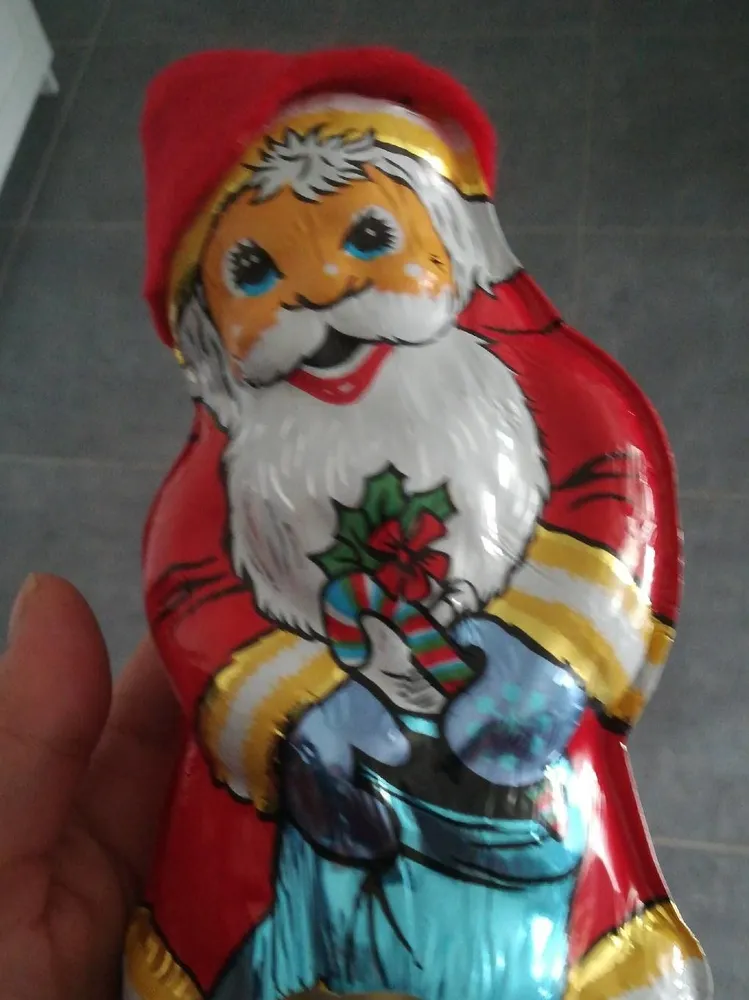 Père Noël en Chocolat au Lait