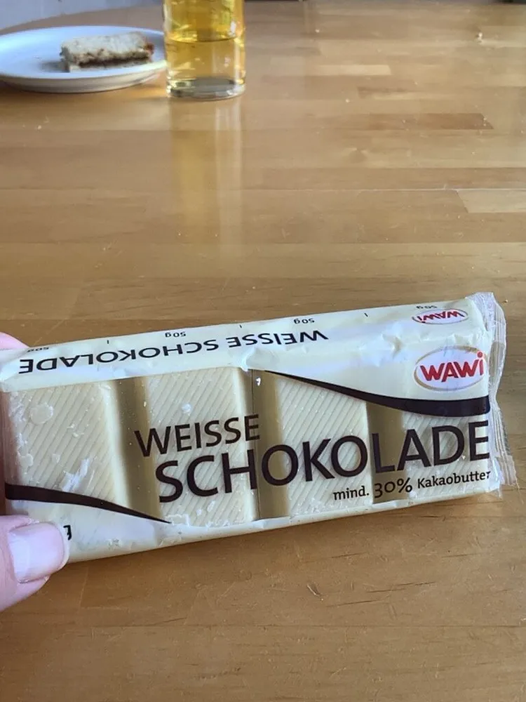 Weiße Kuvertüre