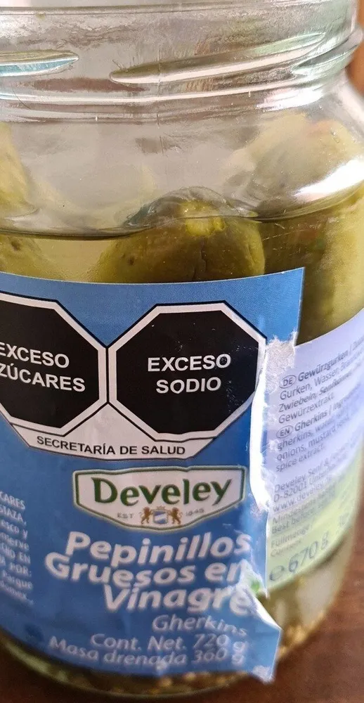 Pepinillos en vinagre