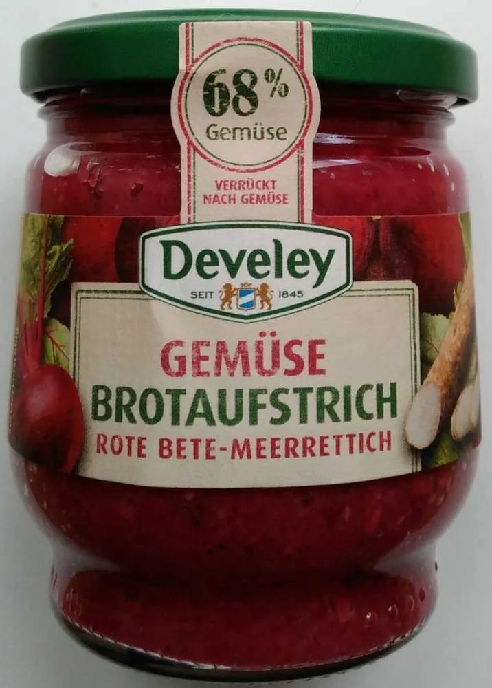 Gemüse Brotaufstrich Rote Beet - Meerrettich