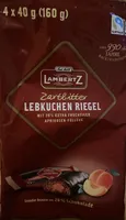 Zartbitter Lebkuchen Riegel