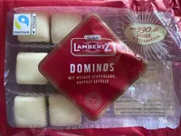 Dominos mit Weißer Schokolade, Doppler Gegüllt